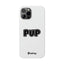 Pup Slim iPhone Cases - White