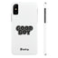 Good Boy Slim iPhone Cases - White