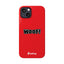 Woof Slim iPhone Cases - Red