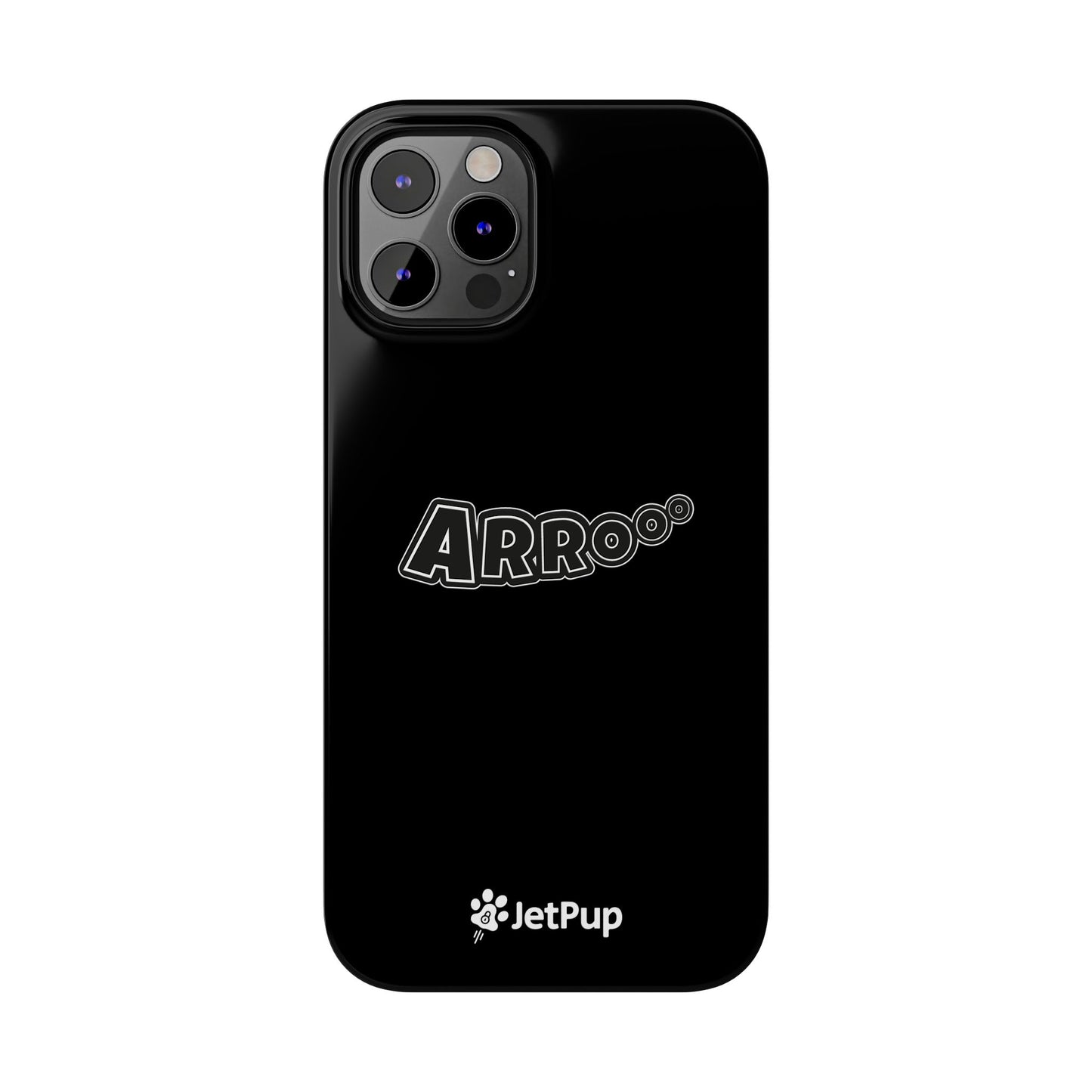 Arrooo Slim iPhone Cases - Black