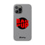 Bad Pup Slim iPhone Cases - Grey