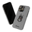 Pup Hood Slim iPhone Cases - Grey