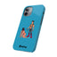 Handler & Pup Slim iPhone Cases - Turquoise