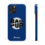 Bad Pup Slim iPhone Cases - Blue