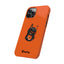 Pup Hood Slim iPhone Cases - Orange