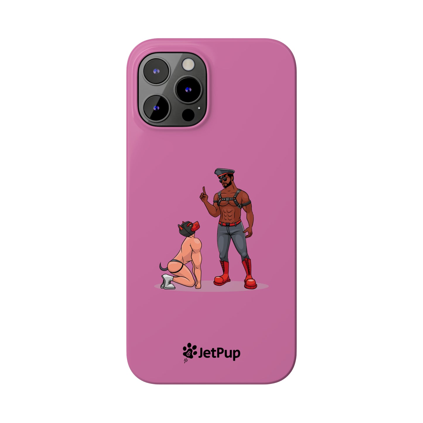 Sir & Pup Hood Slim iPhone Cases - Pink