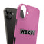 Woof Slim iPhone Cases -  Pink