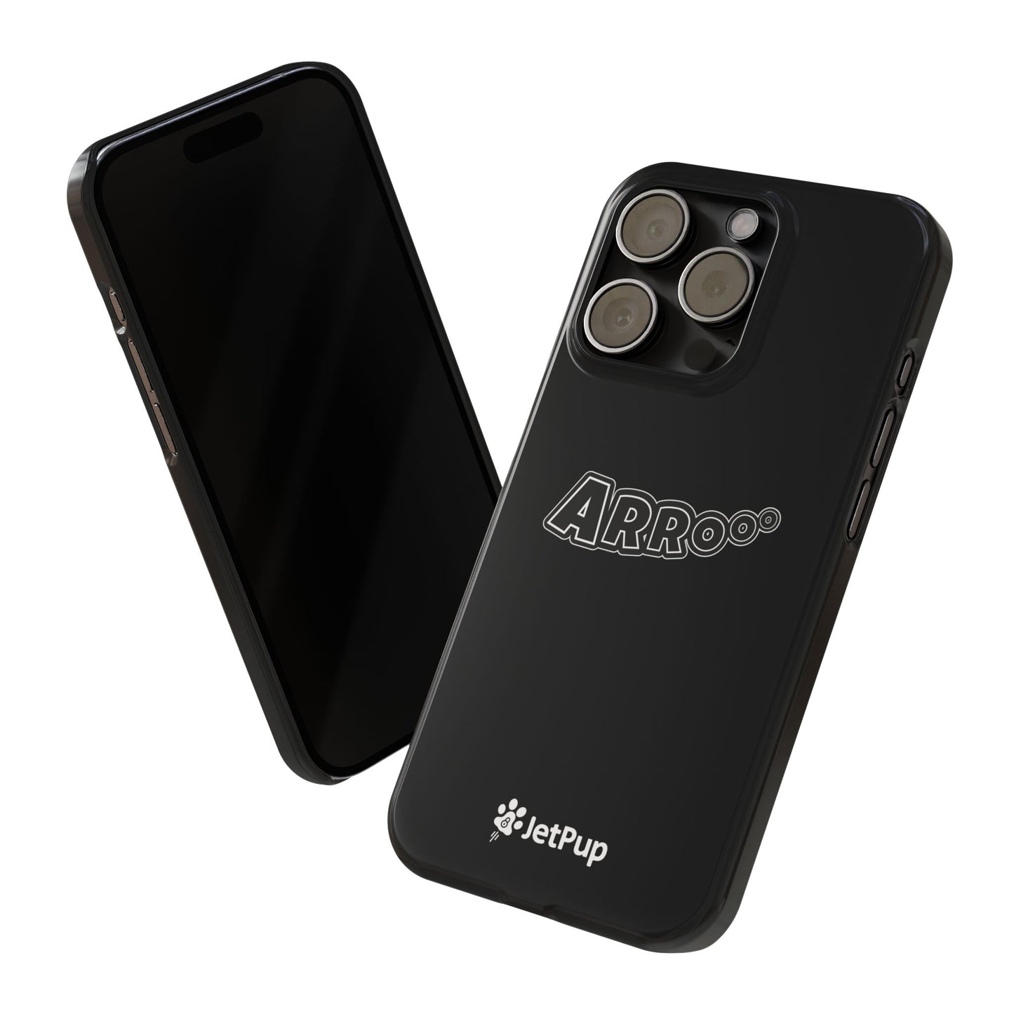 Arrooo Slim iPhone Cases - Black