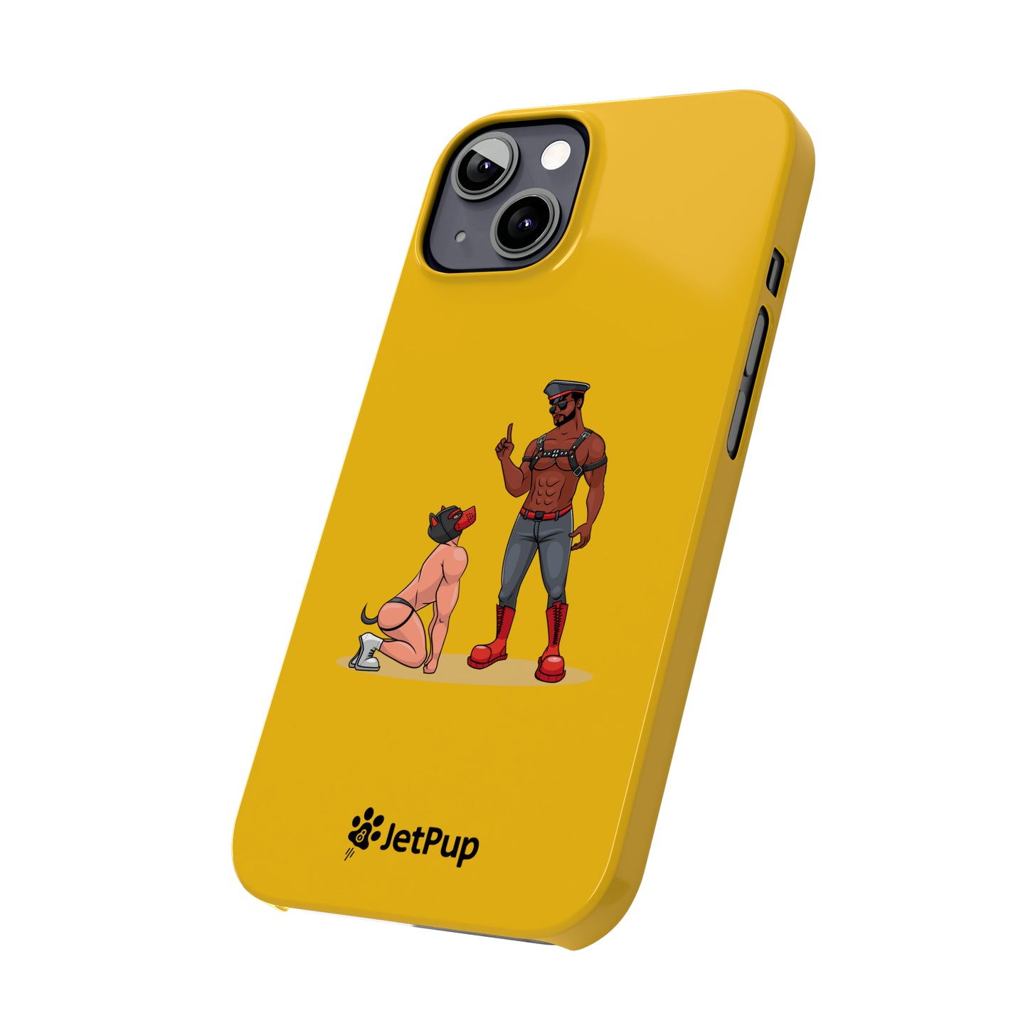 Sir & Pup Hood Slim iPhone Cases - Yellow