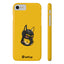 Pup Hood Slim iPhone Cases - Yellow