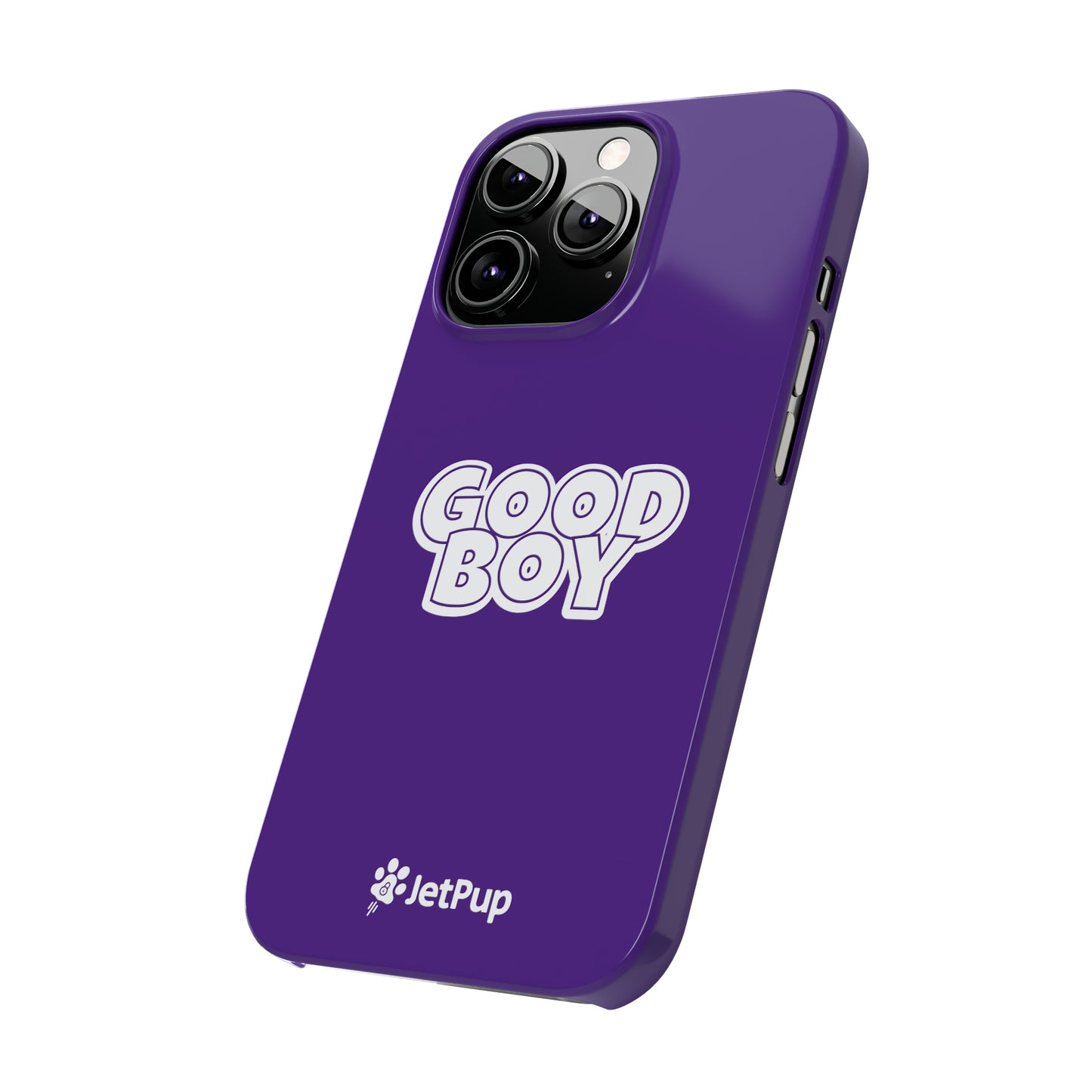 Good Boy Slim iPhone Cases - Purple