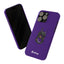 Pup Hood Slim iPhone Cases - Purple