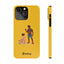 Sir & Pup Hood Slim iPhone Cases - Yellow