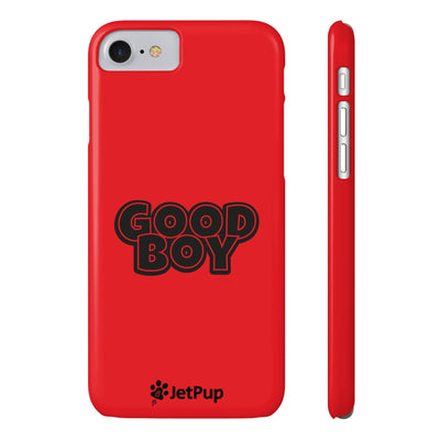 Good Boy Slim iPhone Cases - Red