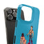 Handler & Pup Slim iPhone Cases - Turquoise