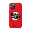 Bad Pup Slim iPhone Cases - Red