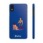 Handler & Pup Slim iPhone Cases - Blue