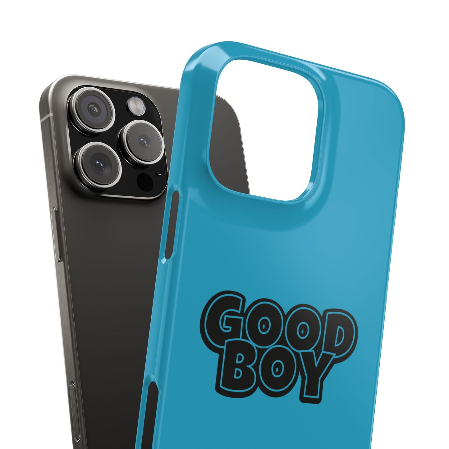 Good Boy Slim iPhone Cases - Turquoise