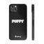 Puppy Slim iPhone Cases - Black