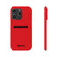 Handler Slim iPhone Cases - Red