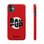 Bad Pup Slim iPhone Cases - Red