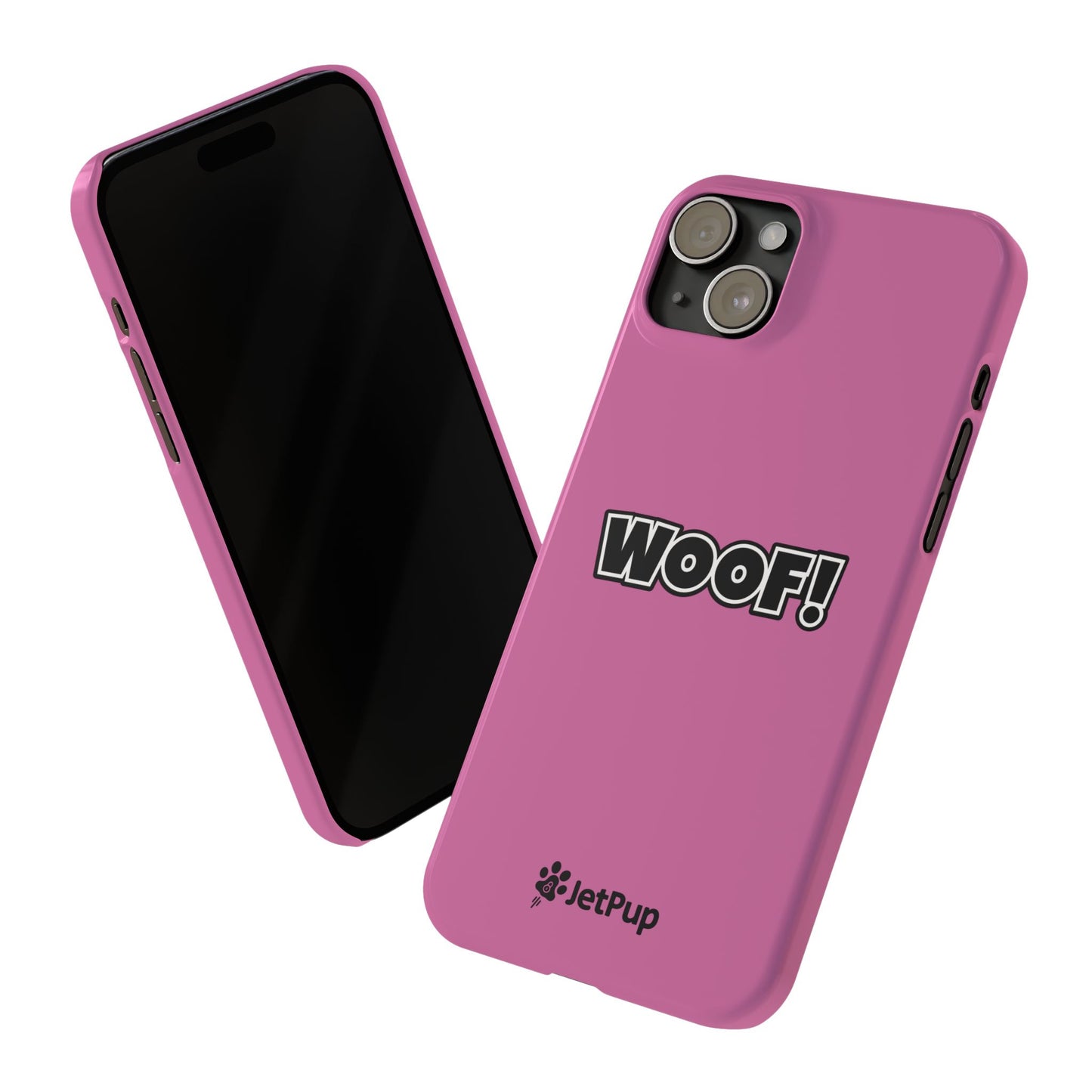 Woof Slim iPhone Cases -  Pink