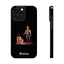 Handler & Pup Slim iPhone Cases - Black