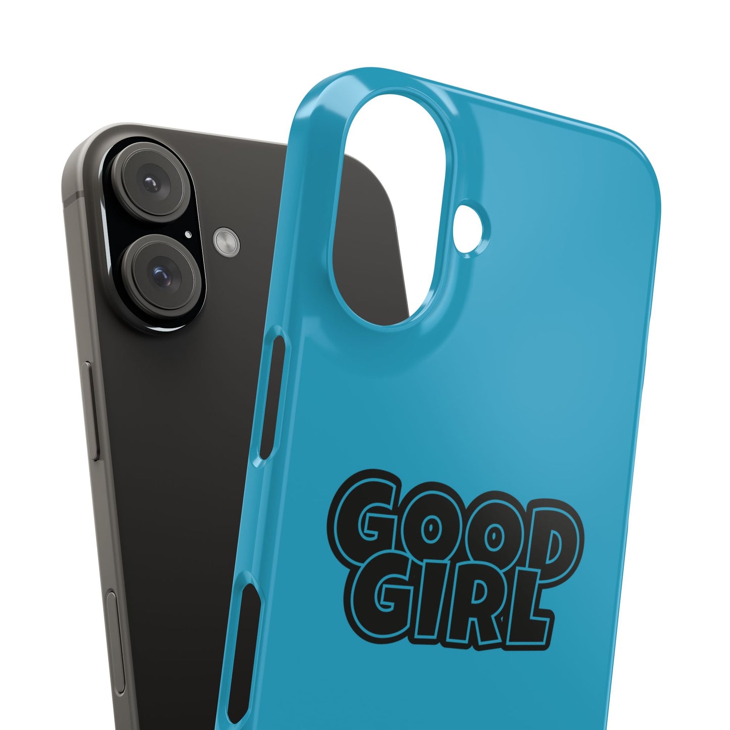 Good Girl Slim iPhone Cases - Turquoise