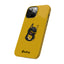 Pup Hood Slim iPhone Cases - Yellow