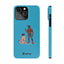 Sir & Pup Slim iPhone Cases - Turquoise