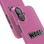 Woof Slim iPhone Cases -  Pink