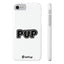 Pup Slim iPhone Cases - White