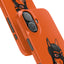 Pup Hood Slim iPhone Cases - Orange