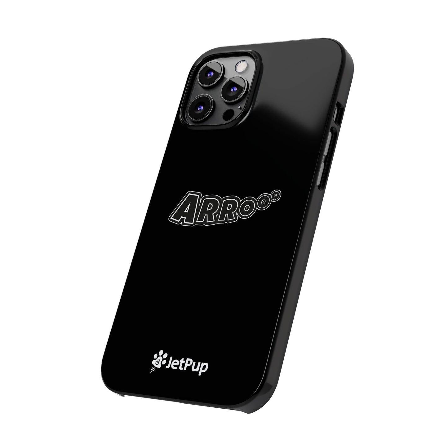 Arrooo Slim iPhone Cases - Black