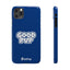 Good Pup Slim iPhone Cases - Blue