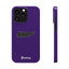 Arrooo Slim iPhone Cases - Purple