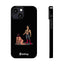 Handler & Pup Slim iPhone Cases - Black