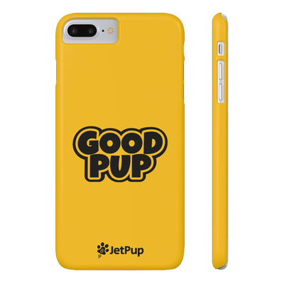 Good Pup Slim iPhone Cases - Yellow