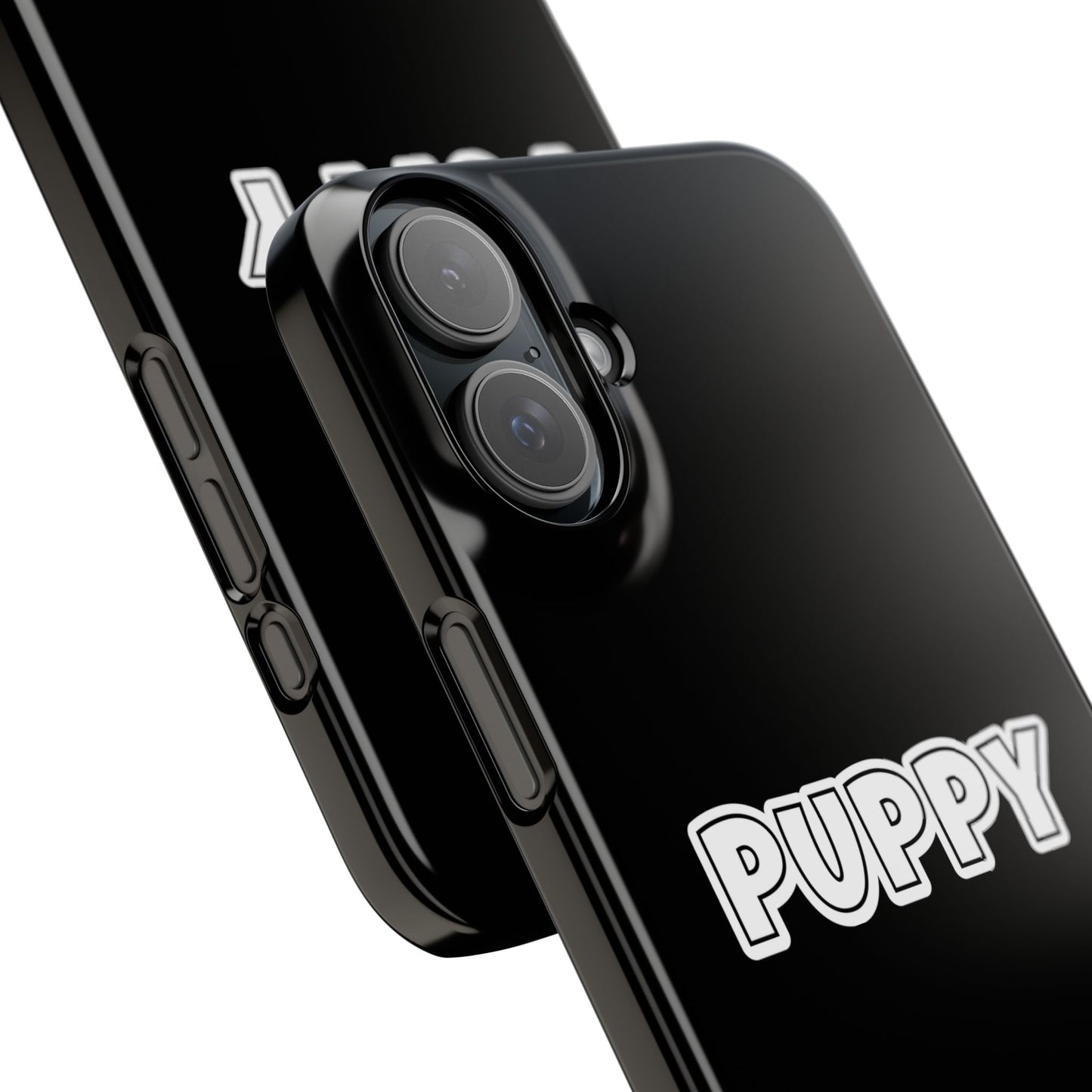 Puppy Slim iPhone Cases - Black