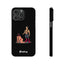 Handler & Pup Slim iPhone Cases - Black