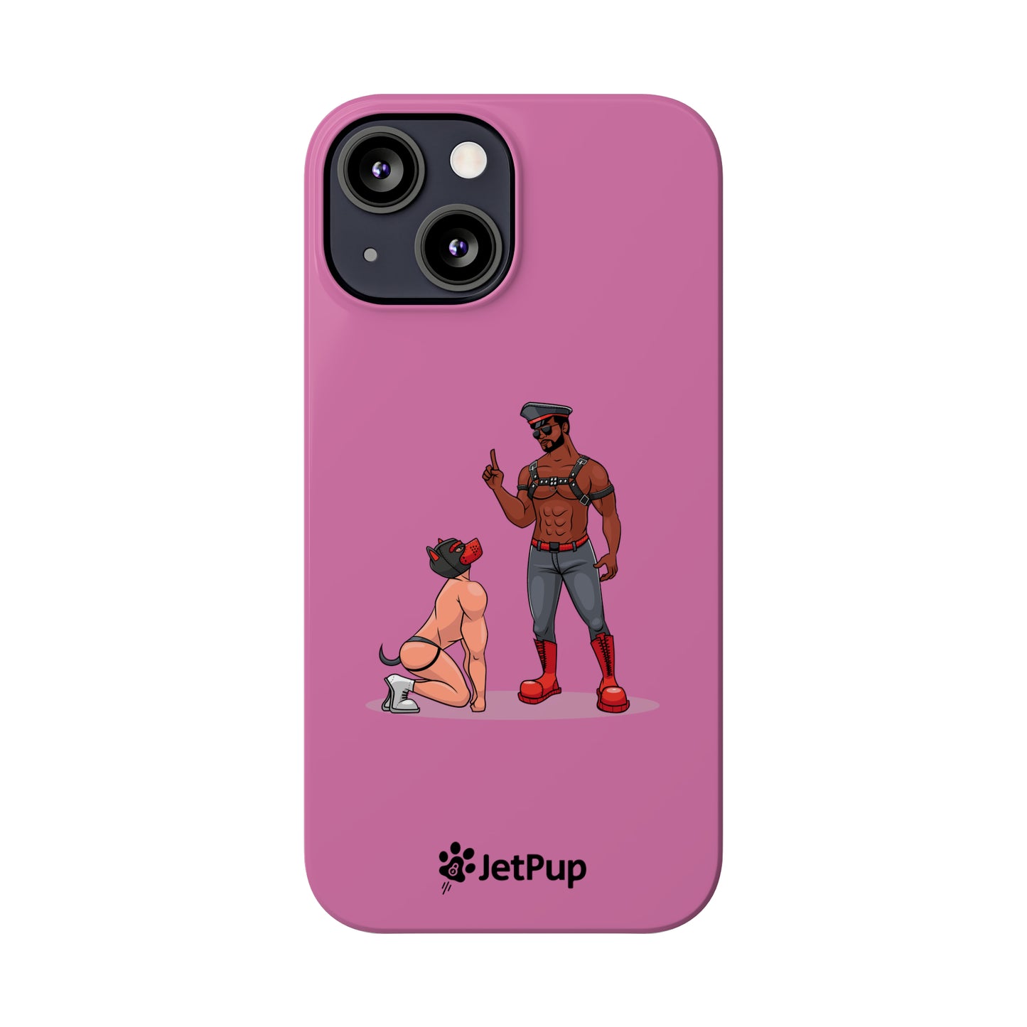 Sir & Pup Hood Slim iPhone Cases - Pink