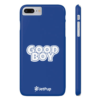 Good Boy Slim iPhone Cases - Blue