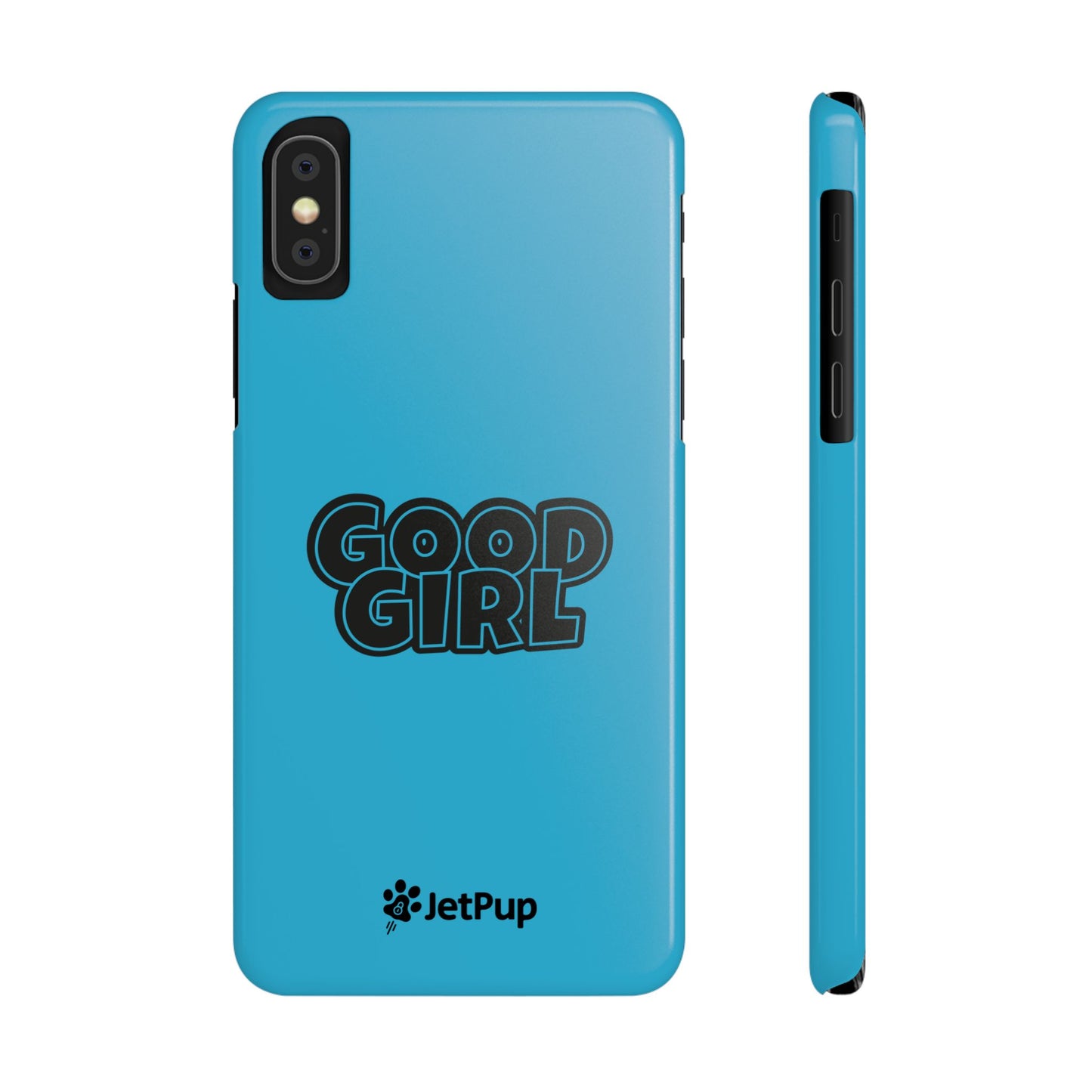 Good Girl Slim iPhone Cases - Turquoise