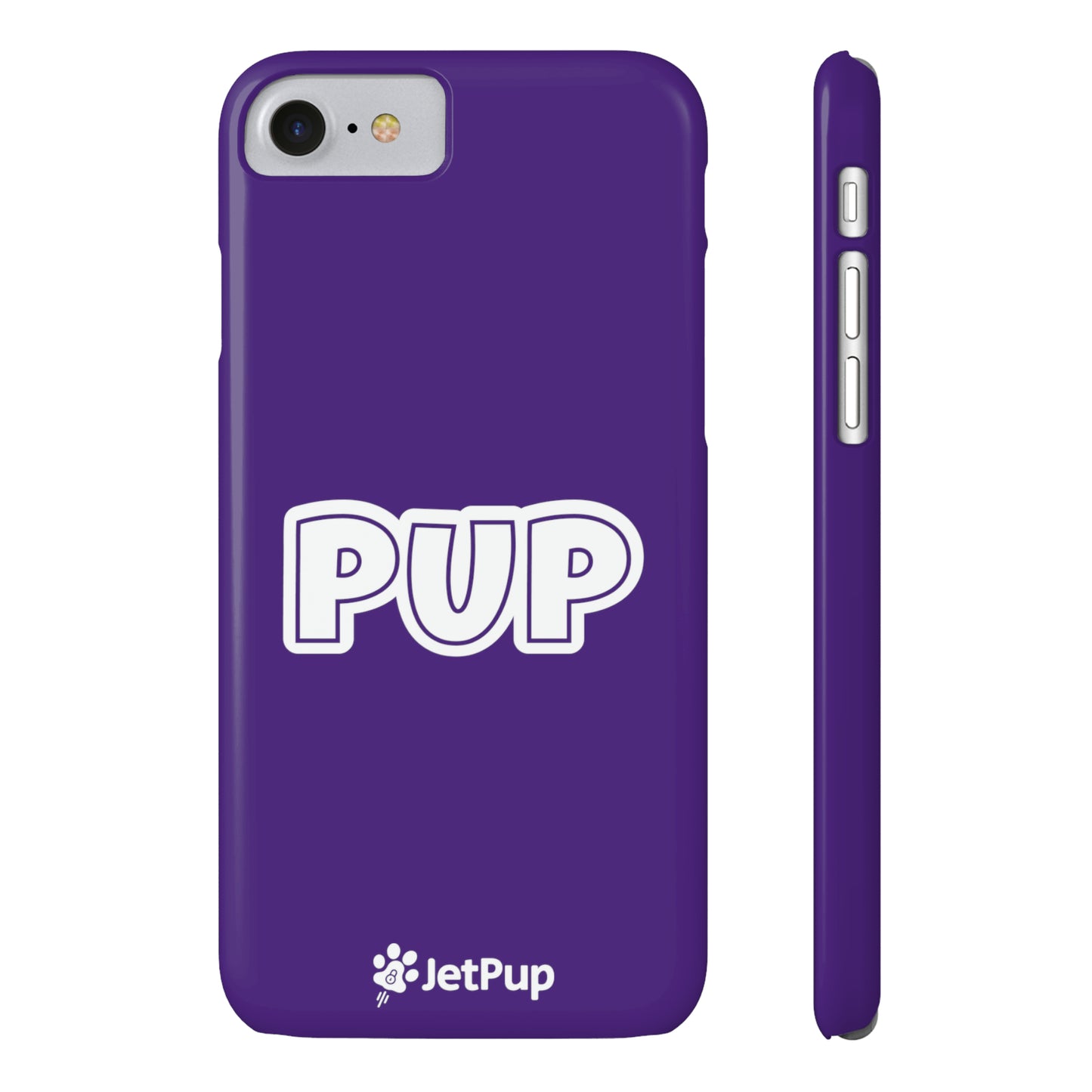 Pup Slim iPhone Cases - Purple