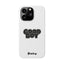 Good Boy Slim iPhone Cases - White