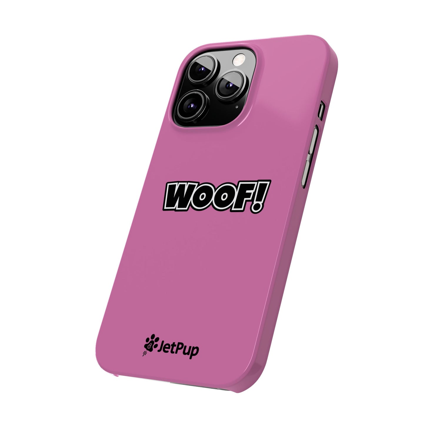 Woof Slim iPhone Cases -  Pink