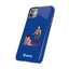 Handler & Pup Slim iPhone Cases - Blue