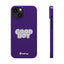 Good Boy Slim iPhone Cases - Purple