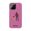 Sir & Pup Hood Slim iPhone Cases - Pink