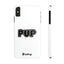 Pup Slim iPhone Cases - White